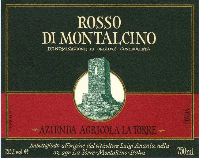 Rosso di Montalcino Bottle