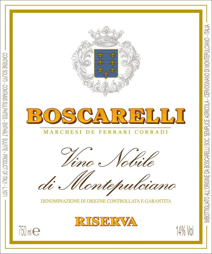 Vino Nobile di Montepulciano Riserva Bottle
