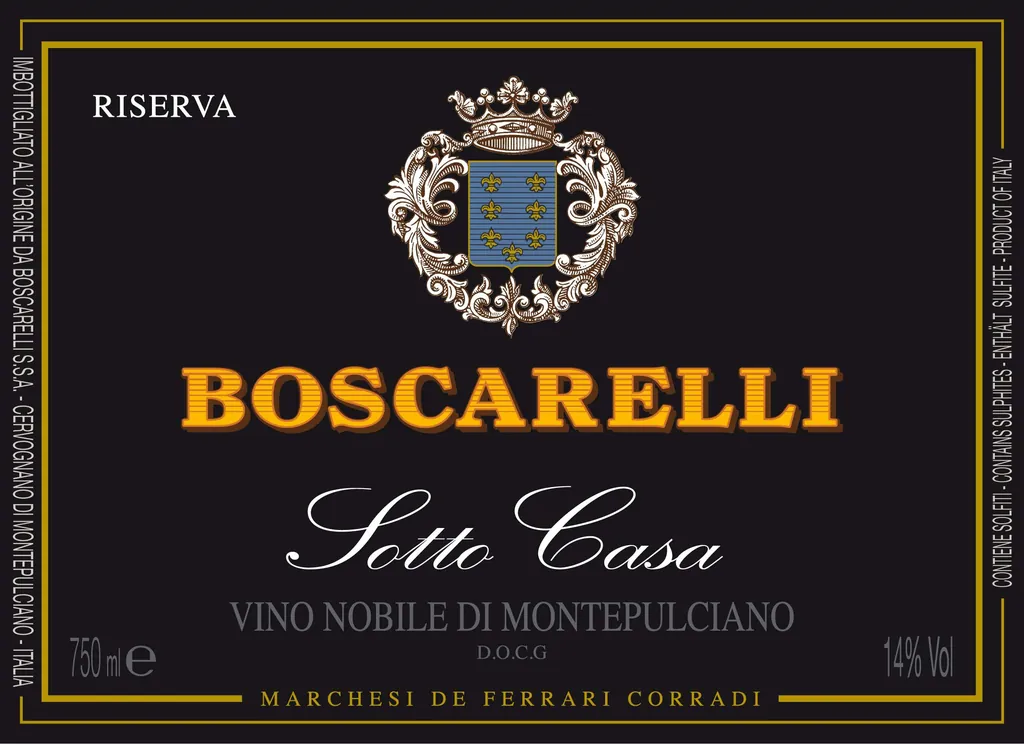 Vino Nobile di Montepulciano Sotto Casa Riserva Bottle