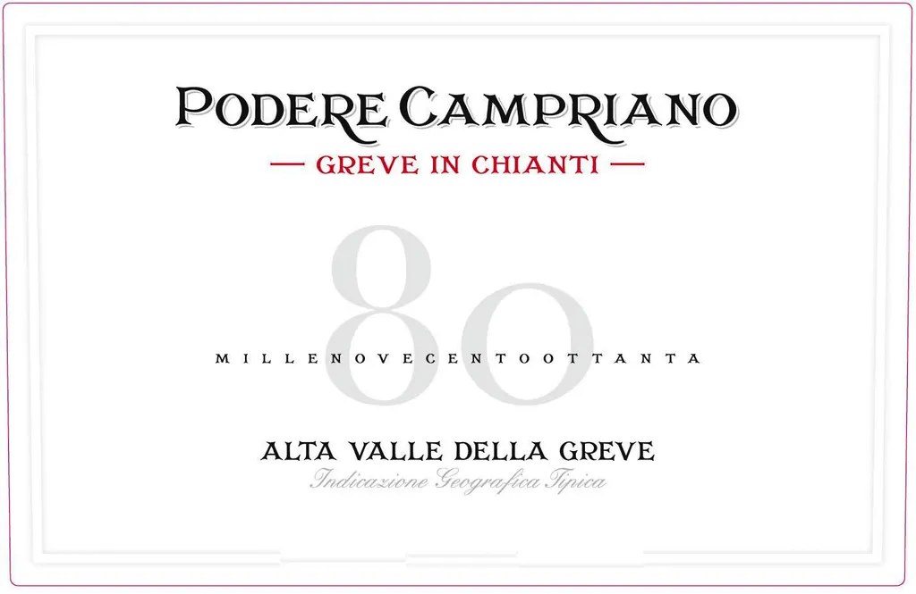 Alta Della Valle Greve Sangiovese Bottle