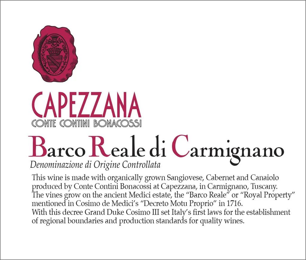 Barco Reale di Carmignano Bottle
