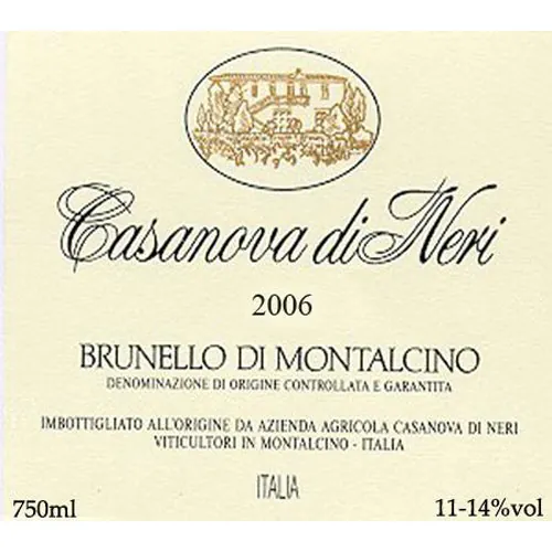 Brunello di Montalcino Bottle