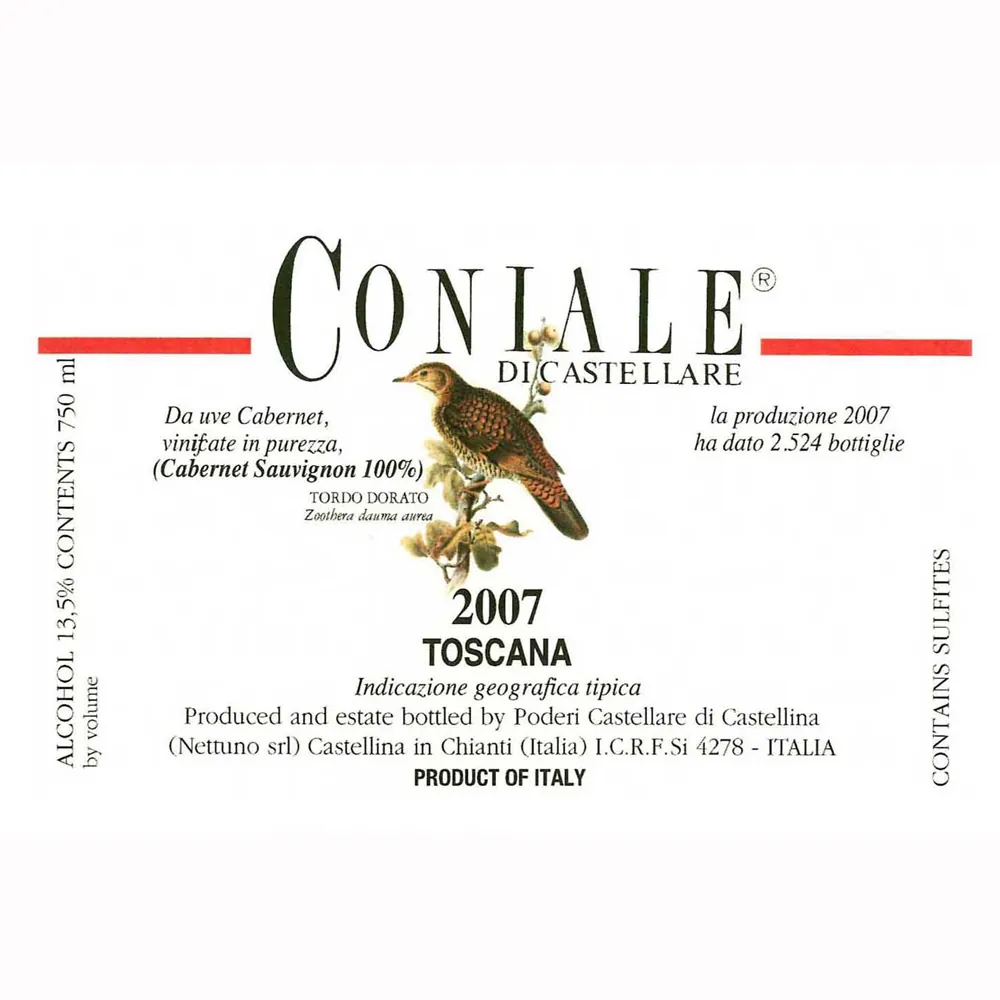 Coniale Cabernet Sauvignon Bottle
