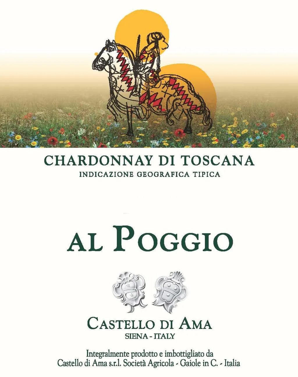 Al Poggio Chardonnay Bottle