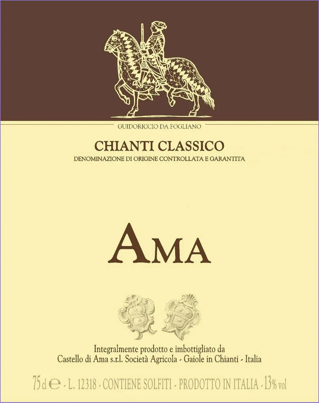 Chianti Classico Bottle