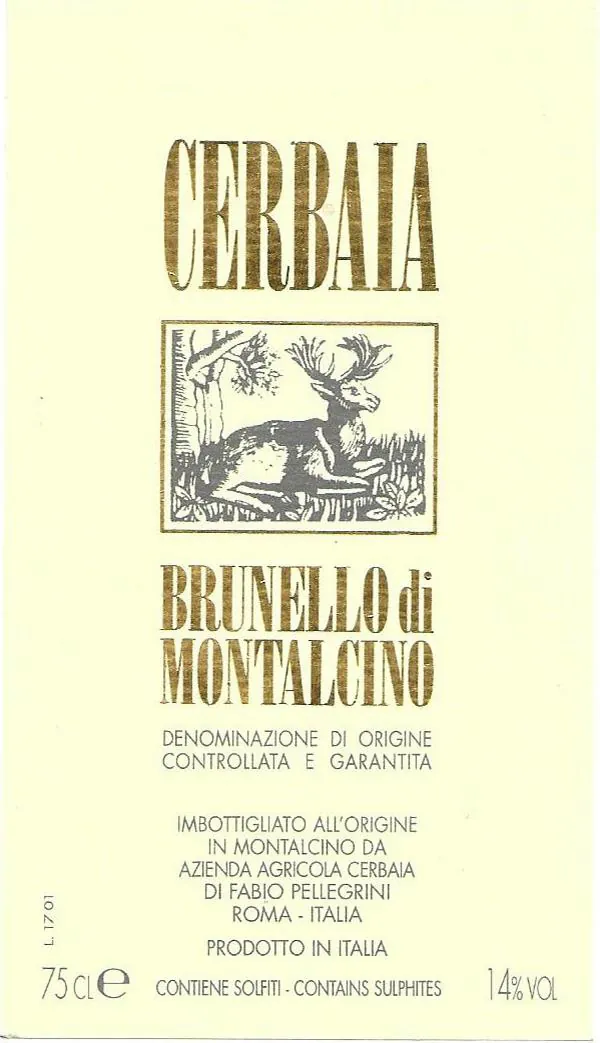 Brunello di Montalcino Bottle