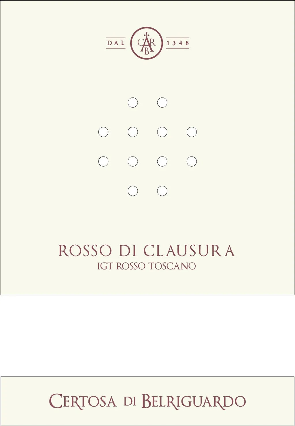 Rosso di Clausura Bottle