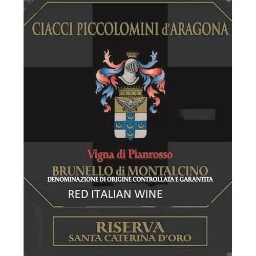 Brunello di Montalcino Pianrosso Riserva Santa Caterina d'Oro Bottle