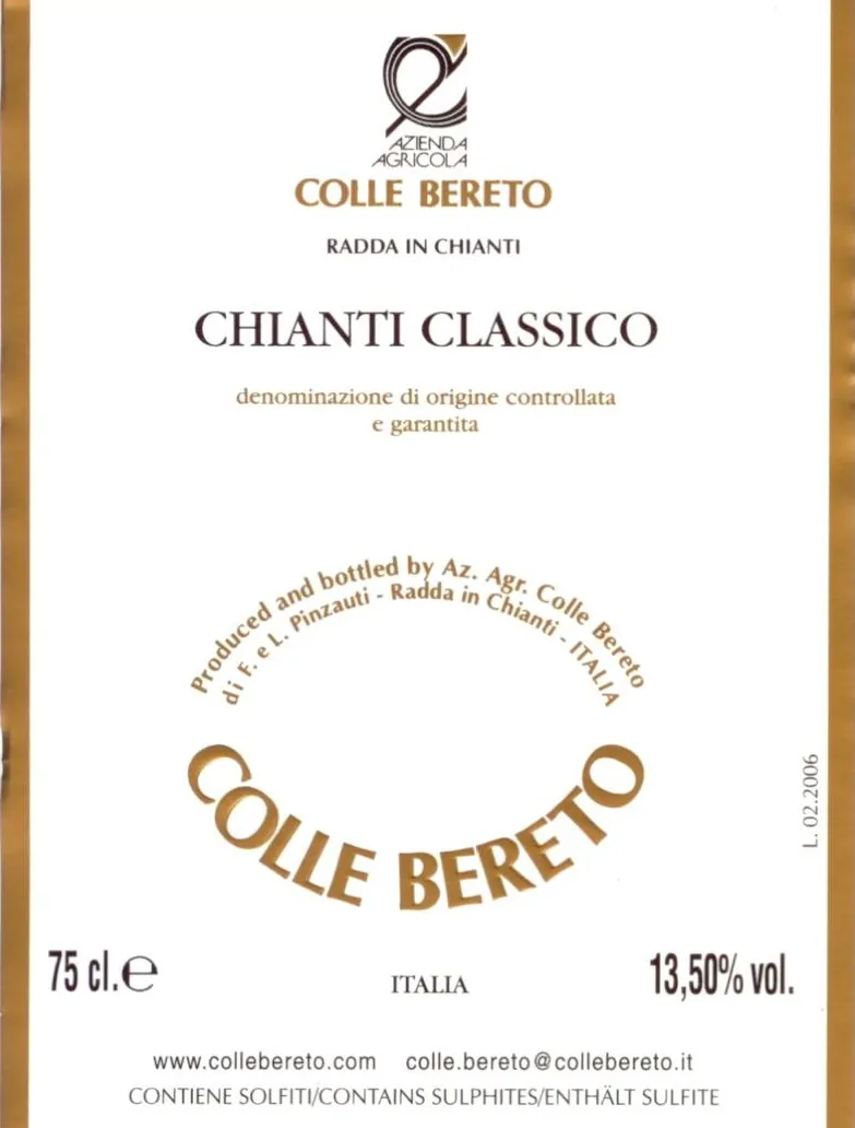 Chianti Classico Bottle
