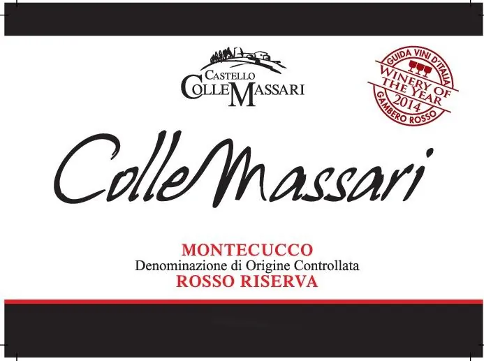 Montecucco Rosso Riserva Bottle