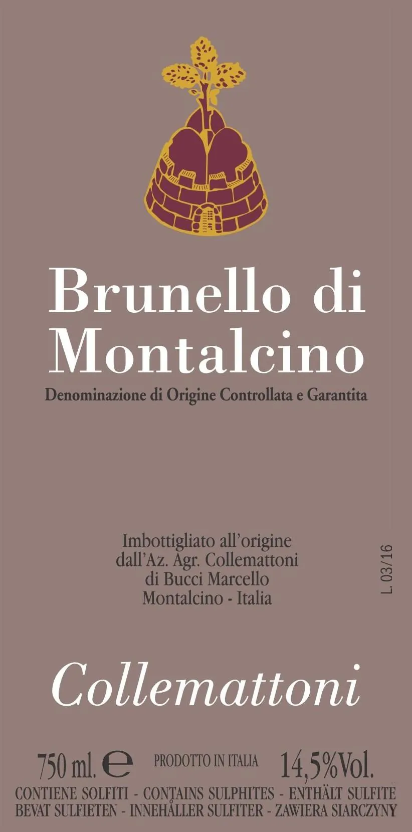 Brunello di Montalcino Bottle