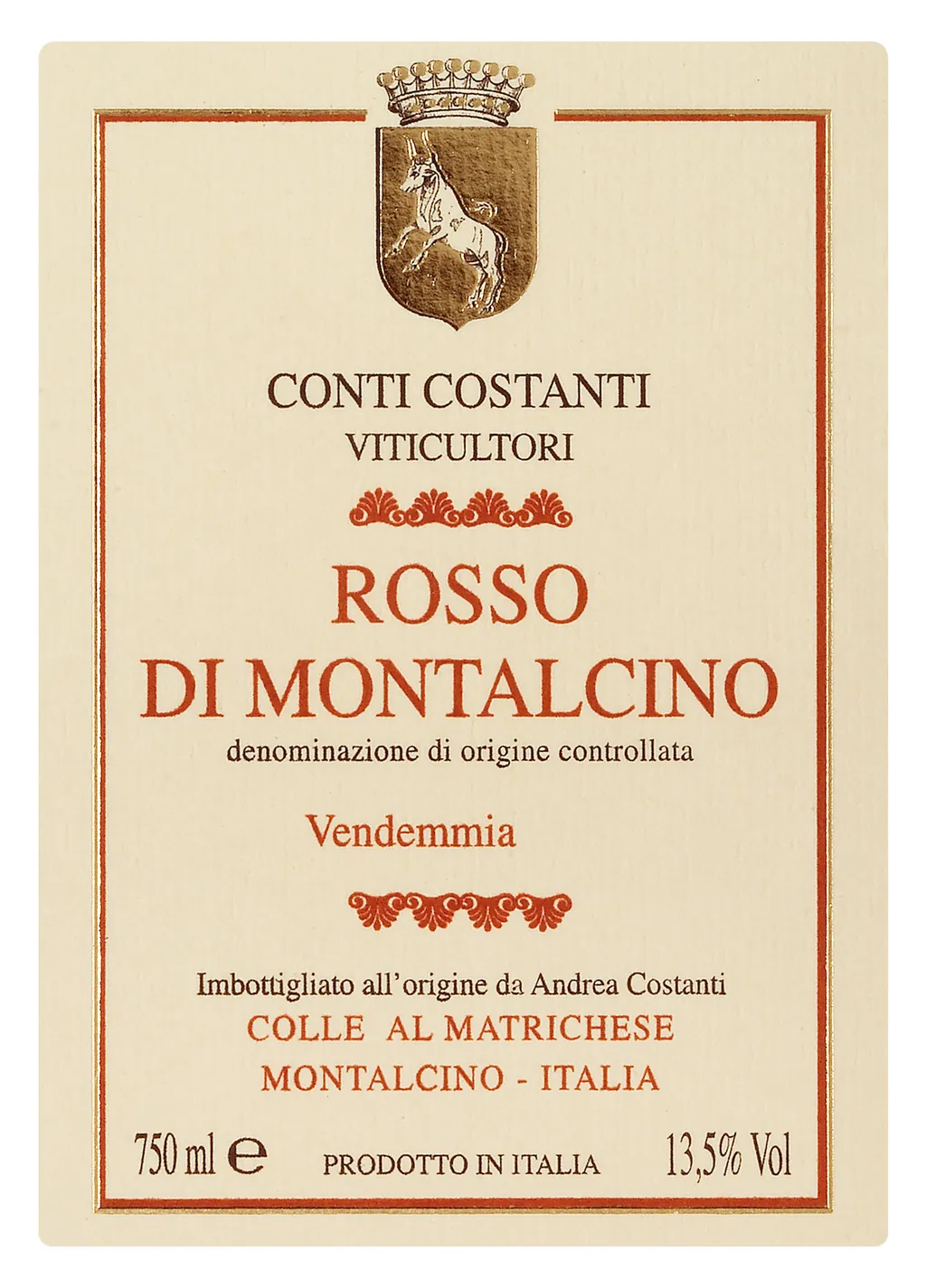 Rosso di Montalcino Bottle