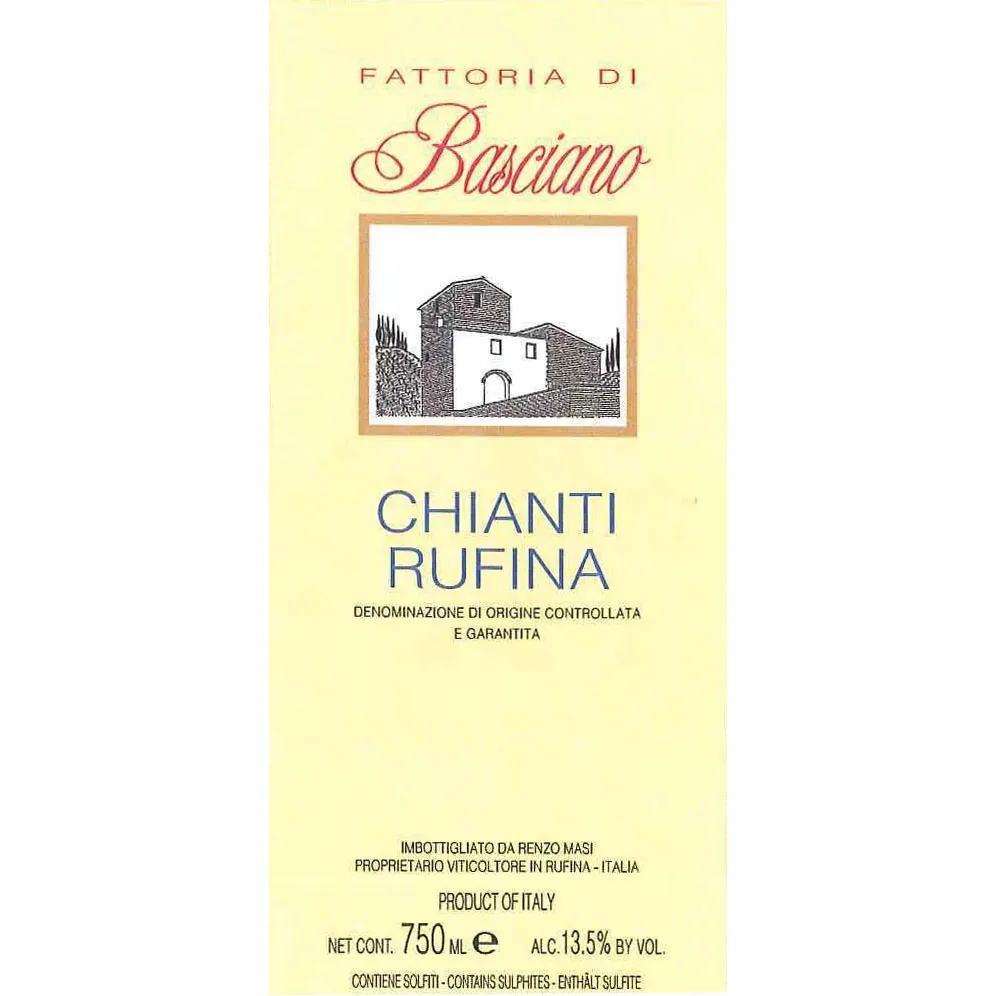 Chianti Rufina Bottle