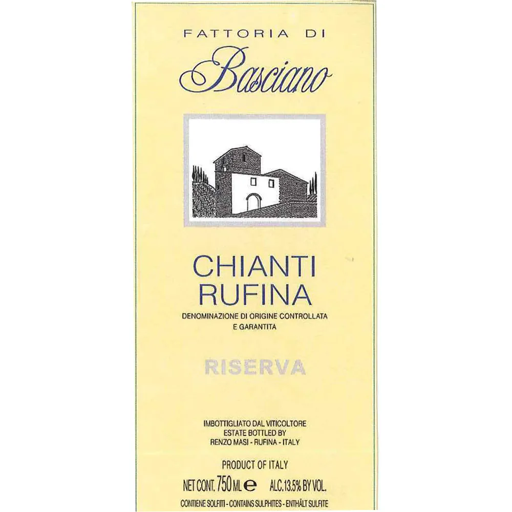 Chianti Rufina Riserva Bottle