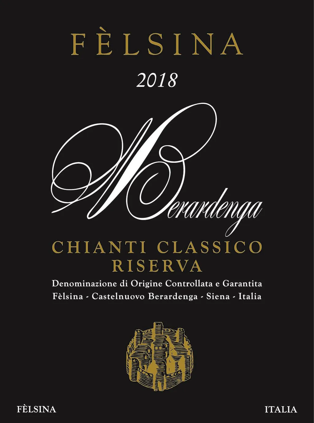Berardenga Chianti Classico Riserva Bottle