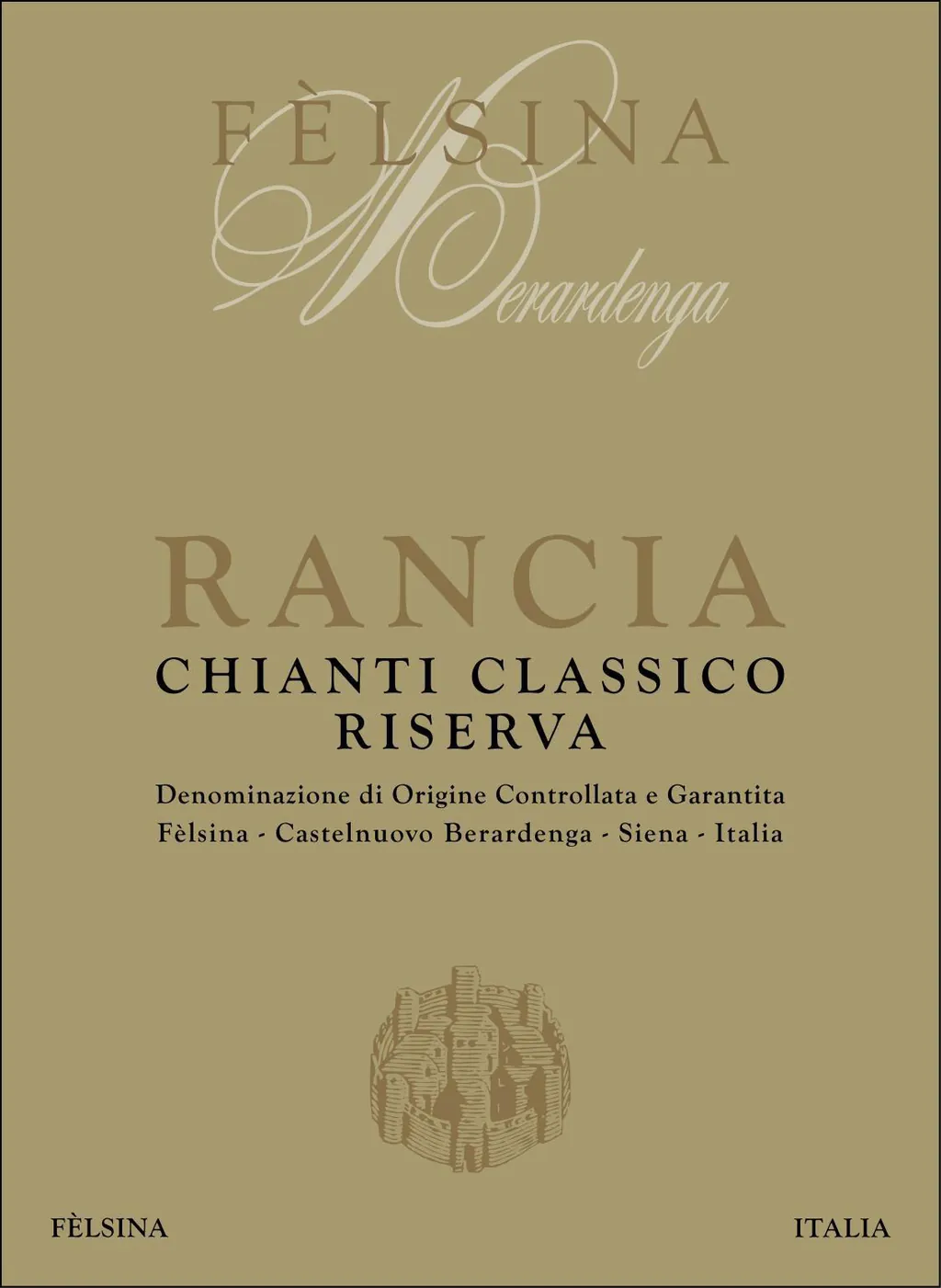 Chianti Classico Rancia Gran Selezione Bottle