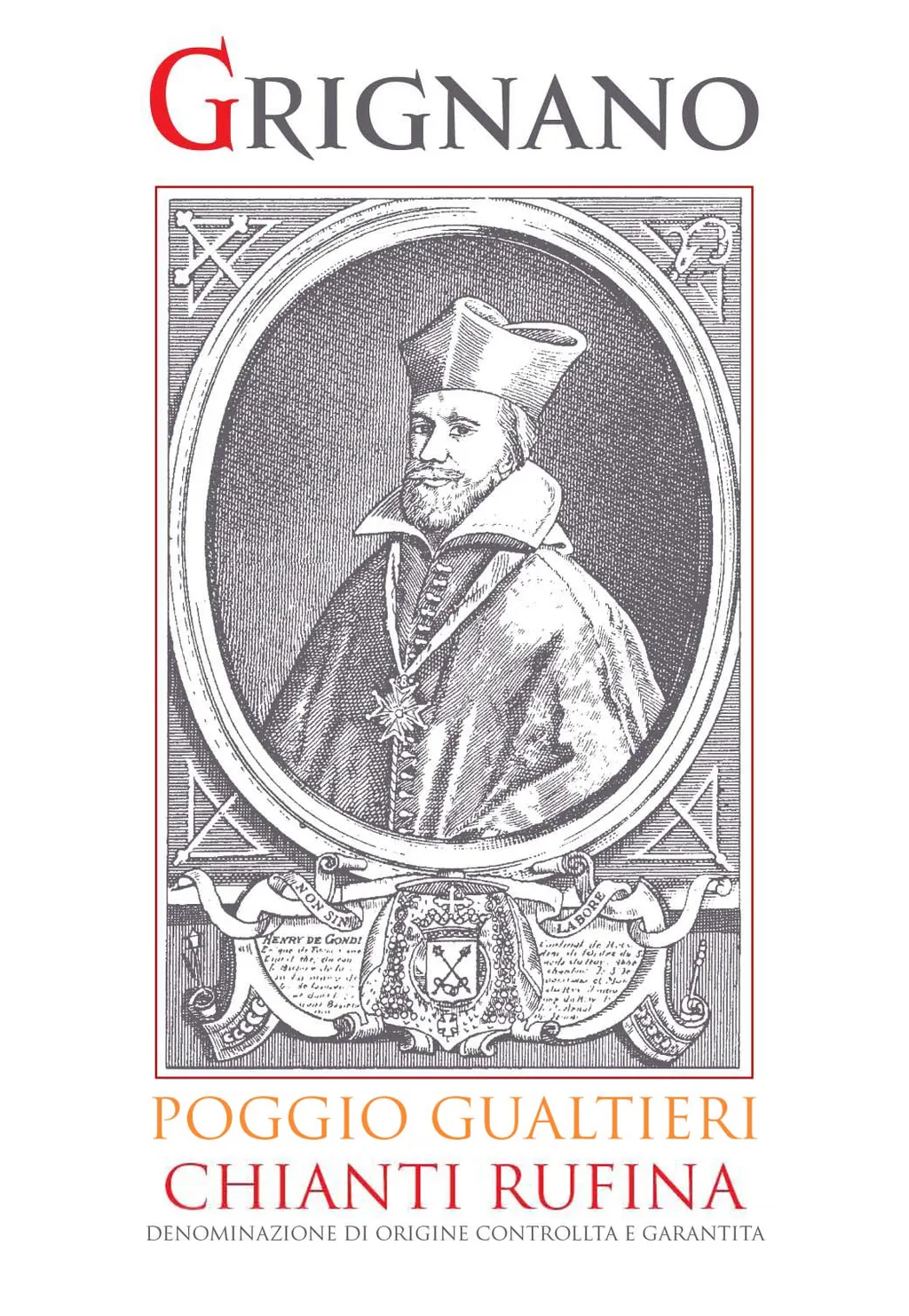 Poggio Gualtieri Chianti Rufina Riserva Bottle