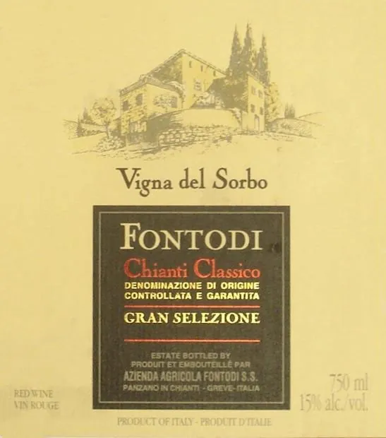 Chianti Classico Gran Selezione Vigna del Sorbo Bottle