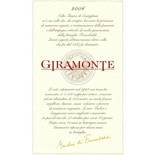 Castiglioni Giramonte Bottle