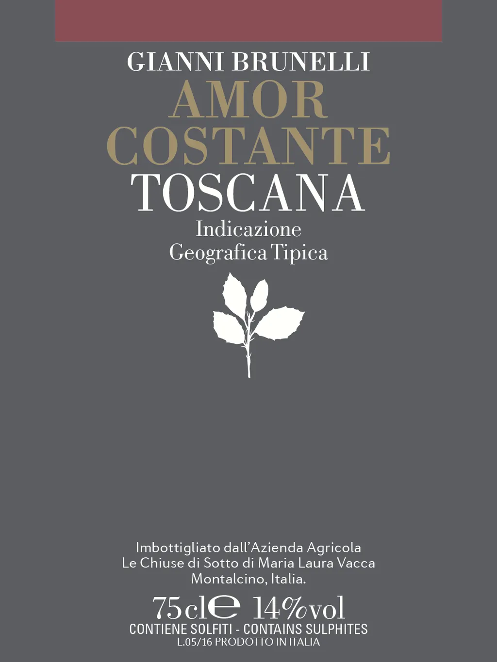 Amor Costante Bottle