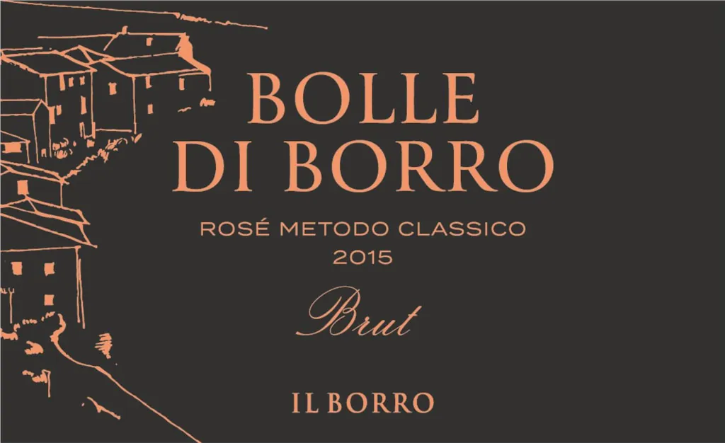 Bolle di Borro Rosato Metodo Classico Bottle