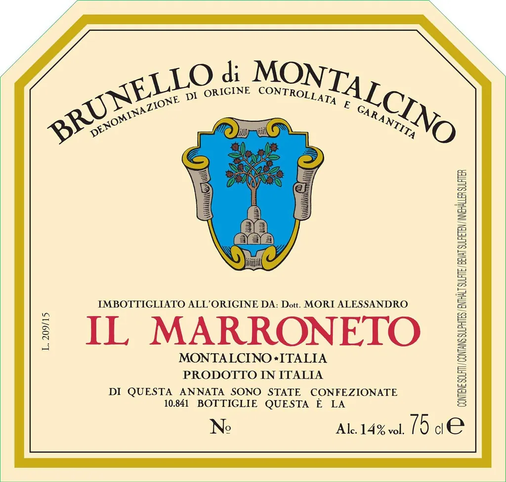 Brunello di Montalcino Bottle