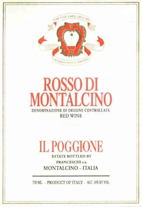 Rosso di Montalcino Bottle