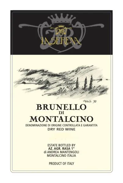 Brunello di Montalcino Bottle