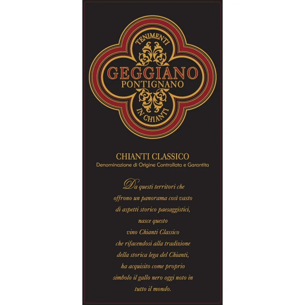 Geggiano Pontignano Chianti Classico Bottle