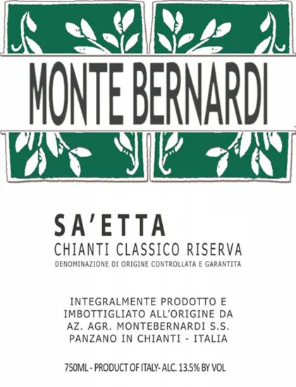 Sa'etta Chianti Classico Riserva Bottle