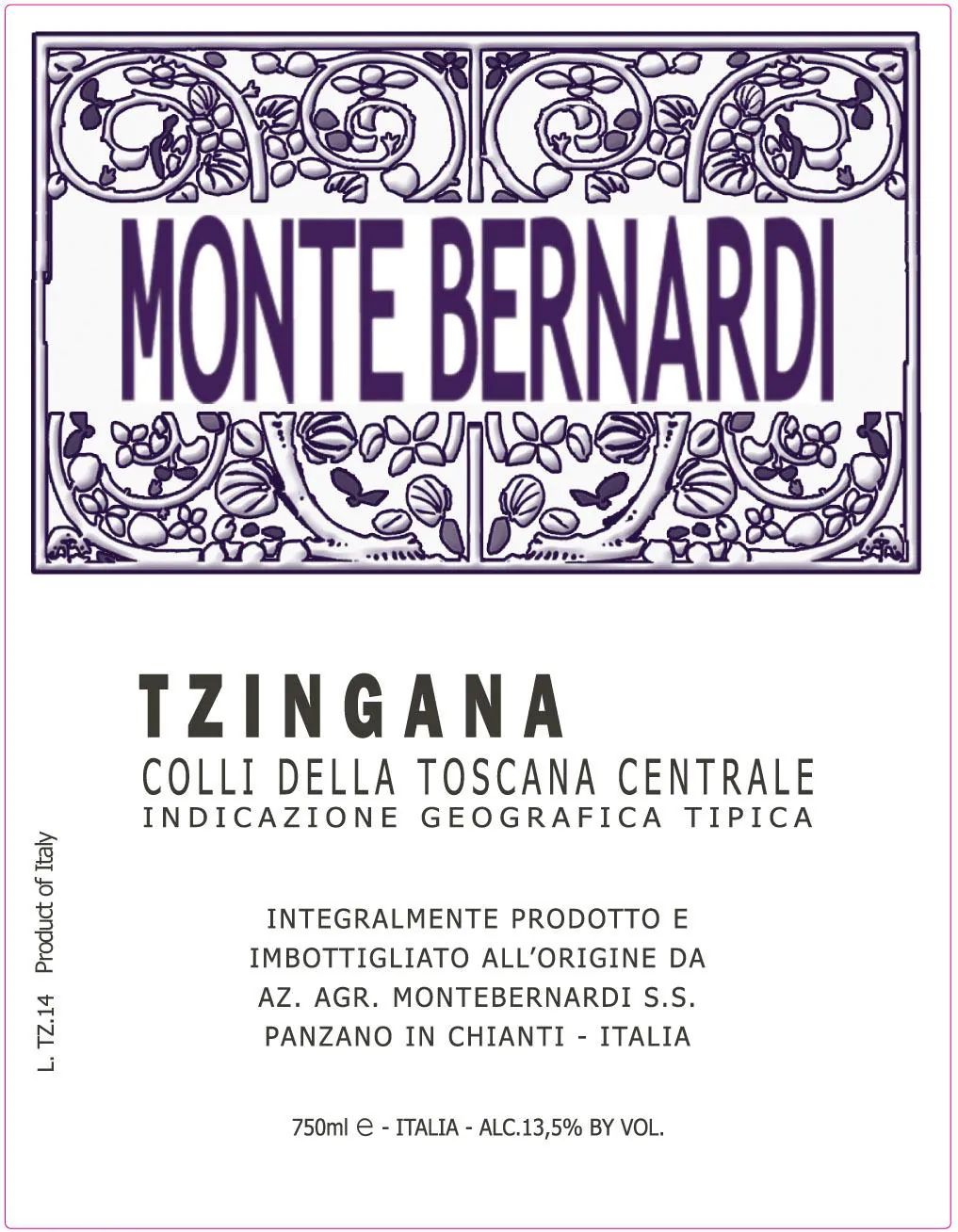 Tzingana Bottle