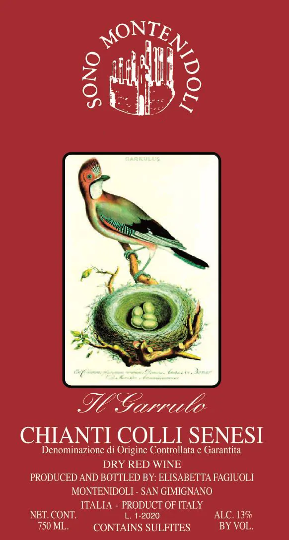 Chianti Colli Senesi Il Garrulo Bottle