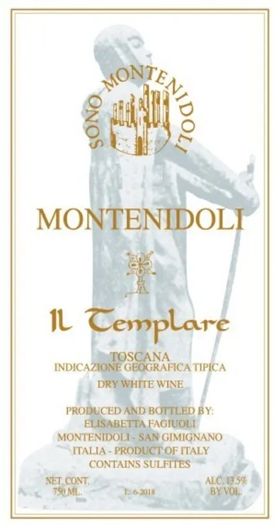 Il Templare Bianco di Toscana Bottle