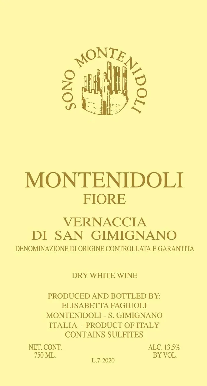 Vernaccia di San Gimignano Fiore Bottle