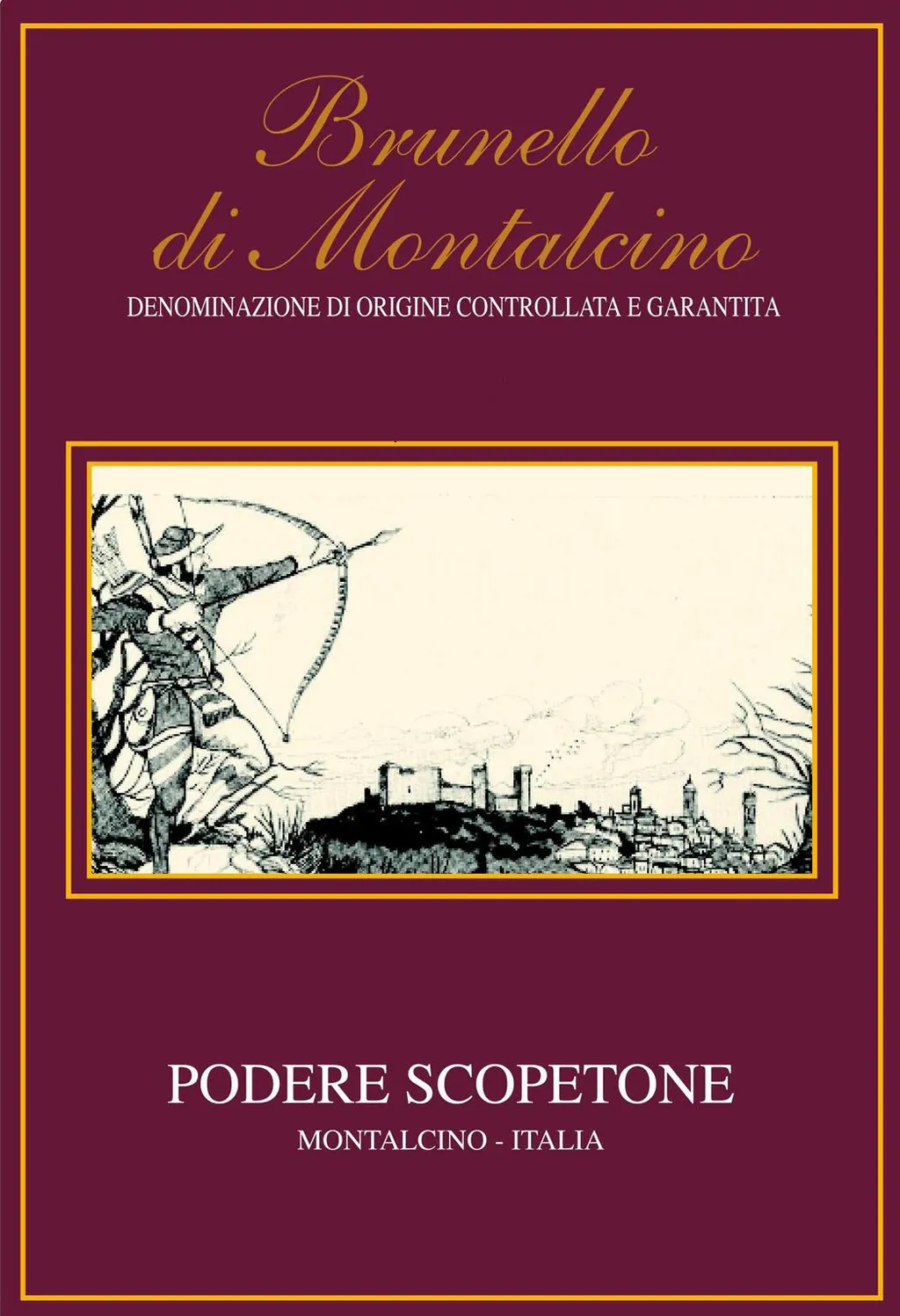 Brunello di Montalcino Bottle