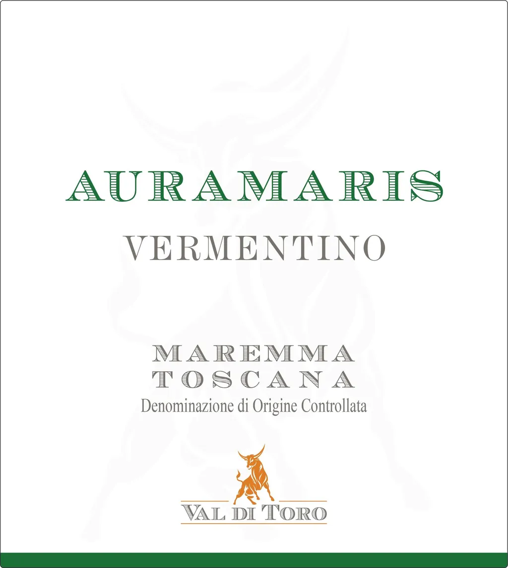 Val di Toro Auramaris Vermentino Bottle