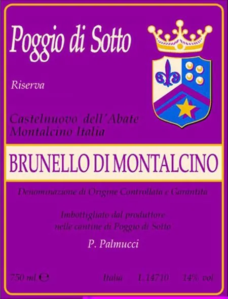 Brunello di Montalcino Riserva Bottle
