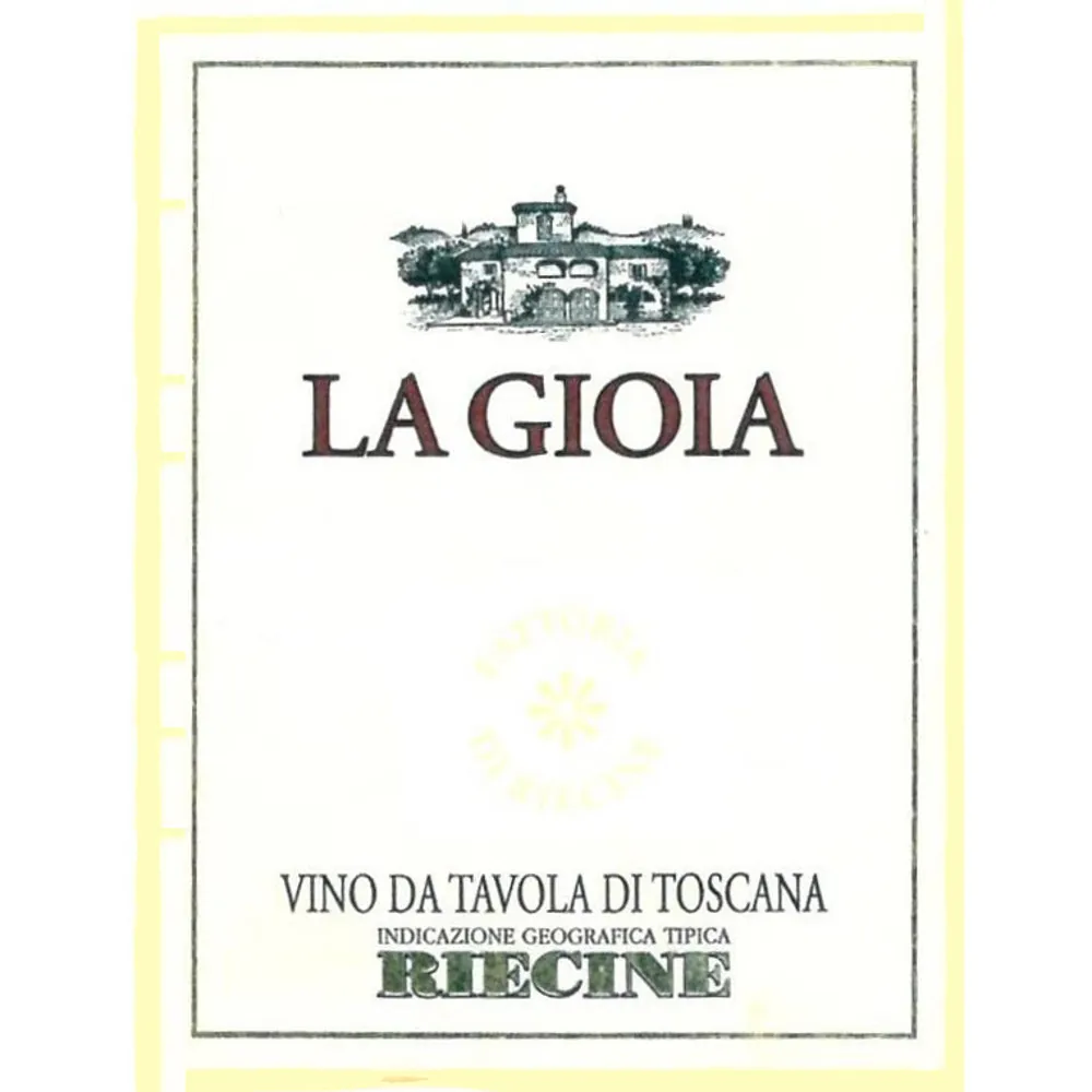 La Gioia Vino da Tavola Bottle