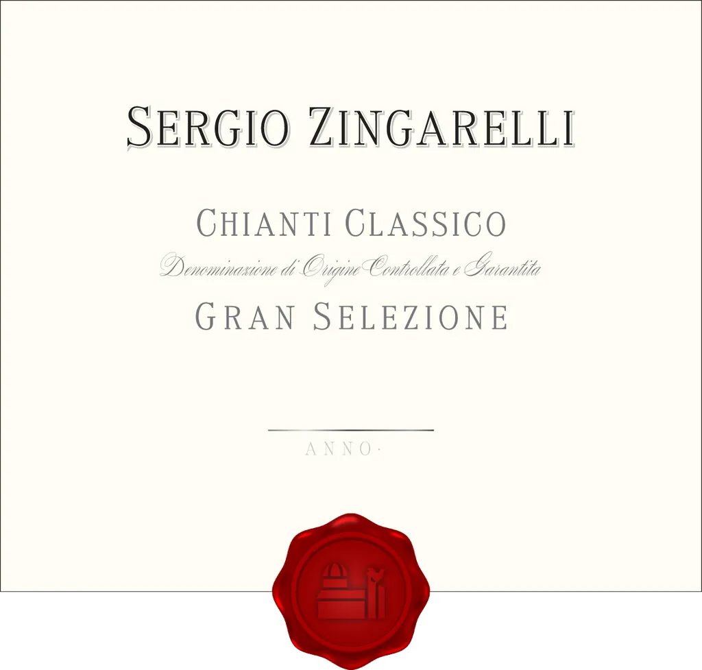 Sergio Zingarelli Chianti Classico Gran Selezione Bottle