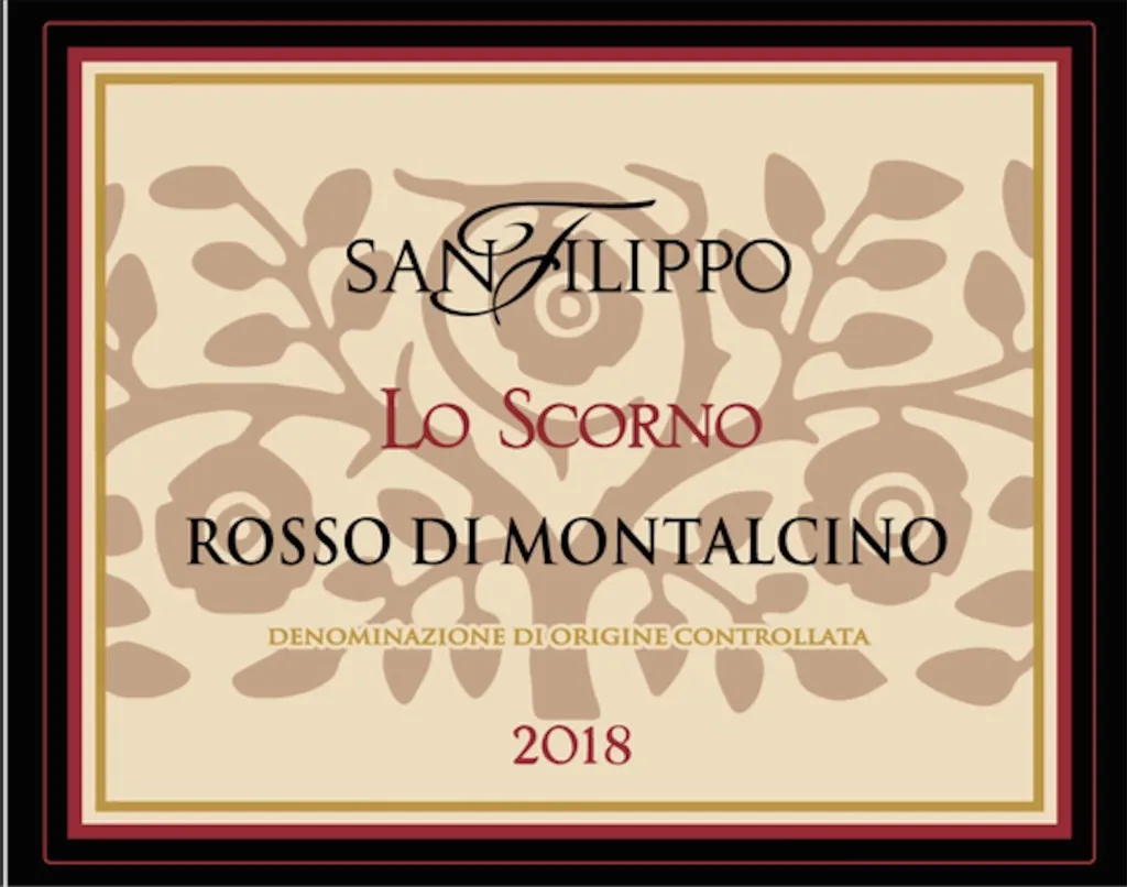Rosso di Montalcino Lo Scorno Bottle