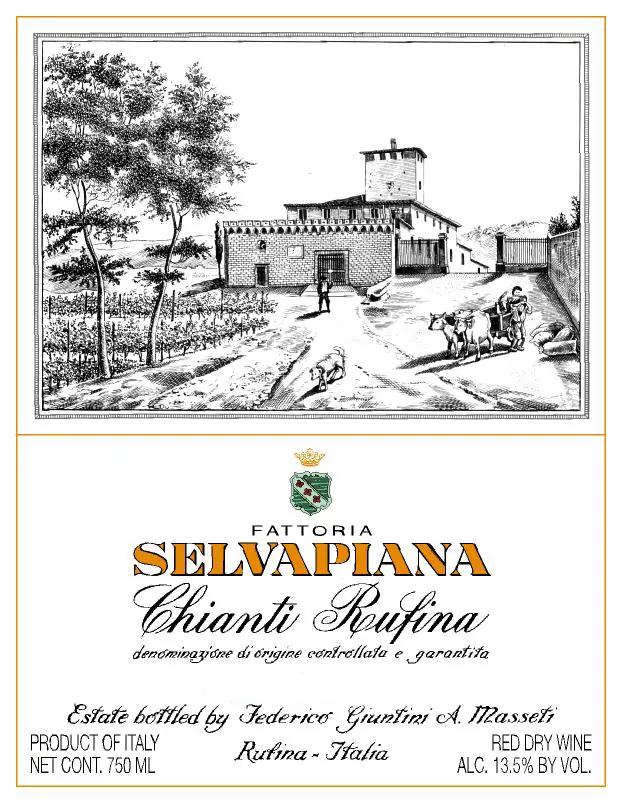 Chianti Rufina Bottle