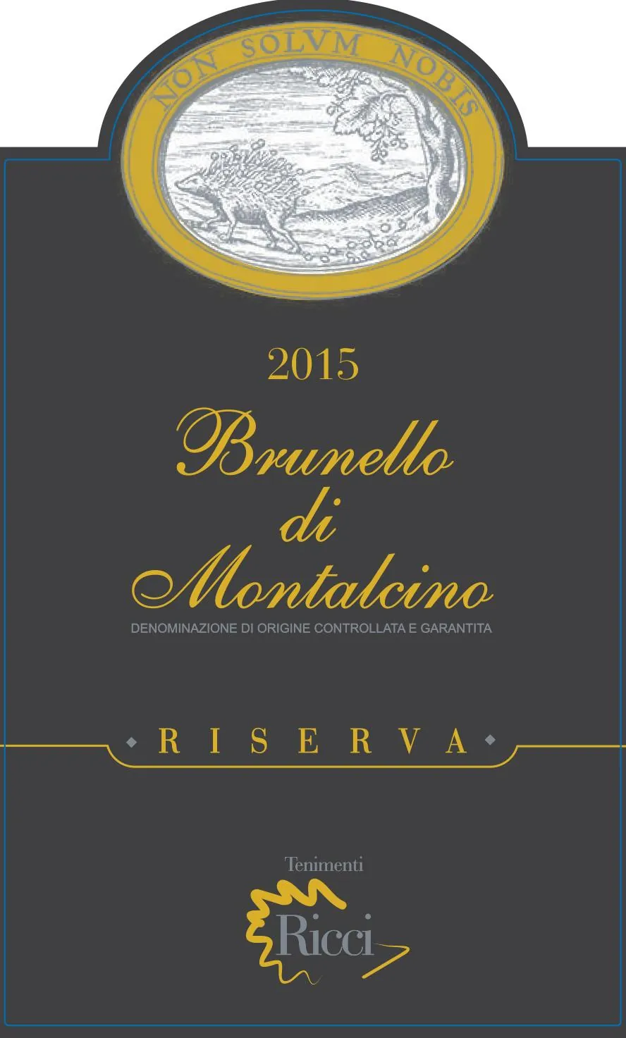 Tenimenti Ricci Brunello di Montalcino Riserva Bottle