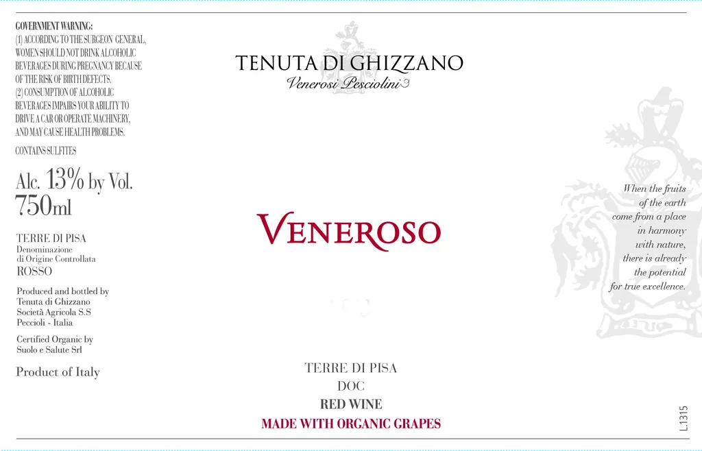 Veneroso Bottle