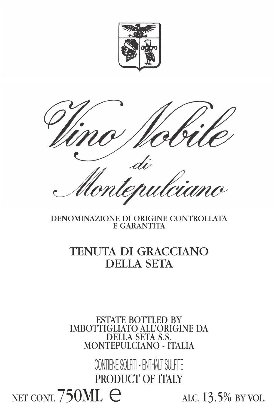 Vino Nobile di Montepulciano Bottle