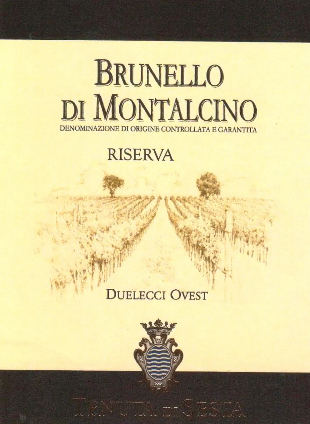 Duelecci Est Brunello di Montalcino Riserva Bottle