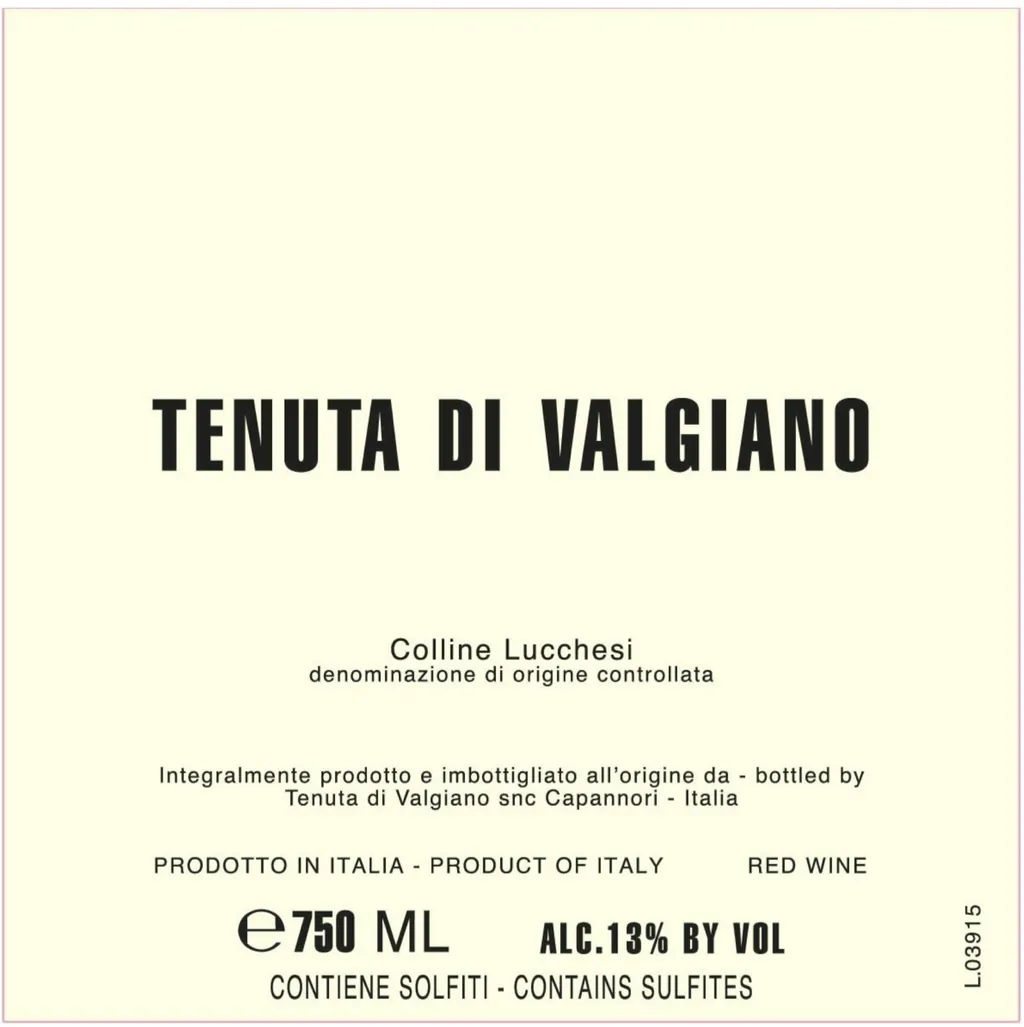 Colline Lucchesi Bottle