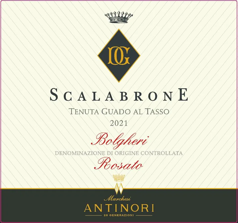 Scalabrone Rosato Bottle