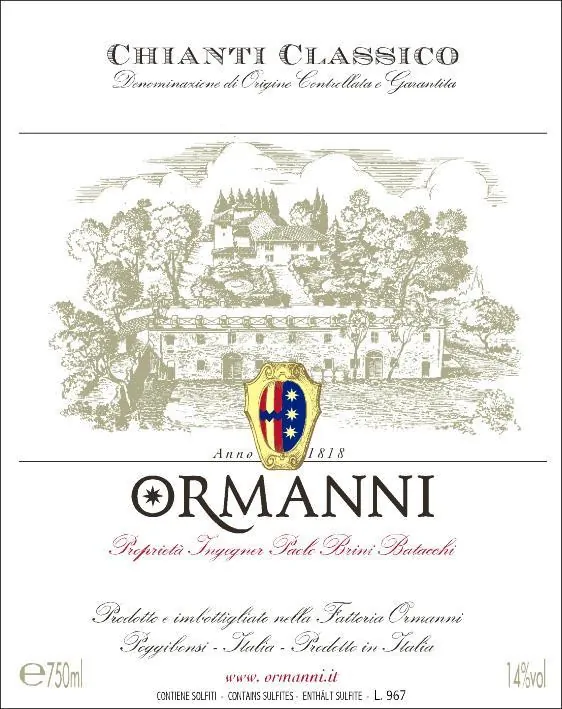 Chianti Classico Bottle