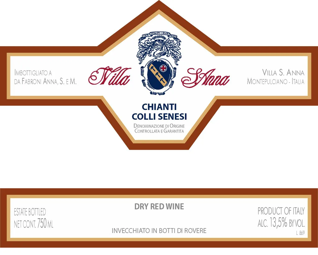 Chianti Colli Senesi Bottle