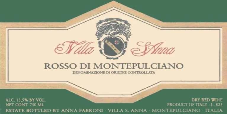 Rosso di Montepulciano Bottle